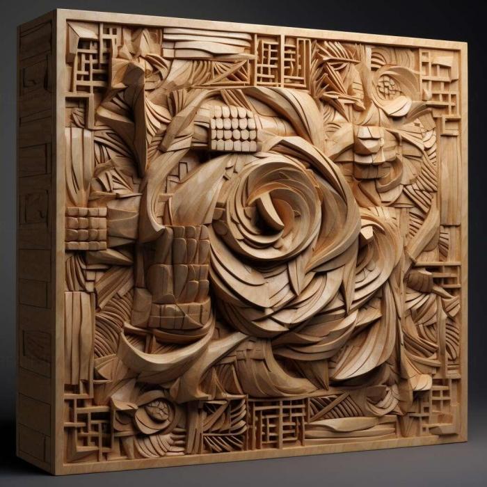 نموذج ثلاثي الأبعاد لآلة CNC 3D Art 